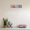 1 Piece, Game Room Metal Tin Sign (15.75"x3.94"/40x10cm), Novelty Street Sign, Home Decor, Room Decor, Wall Decor
