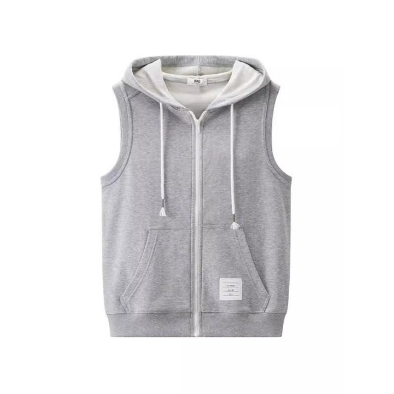 

Men s Solid-Color Hooded Cardigan, Oversized Relaxed-Fit Sports Jacket for Spring and Fall M светло-серый