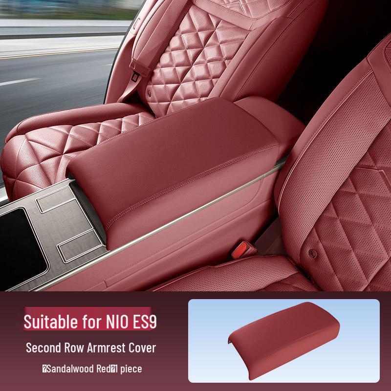 Nio ES9 Second Row Armrest Box Protective Cover - Anti-dirt, Heightened Pad