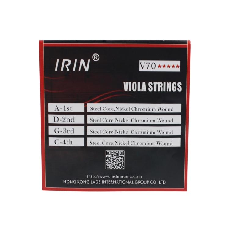 Viola Strings Replacement Full Set Stainless Steel Core Nickel Plated Ball End