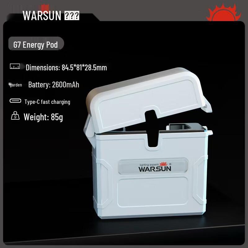 WARSUN G7 Rechargeable LED Headlamp & Clip Light