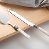 Retro Carving Pearl Cake Knife Stainless Steel Spade Vintage Resin Handle Wedding Cutlery Dessert Tableware Photographic Props