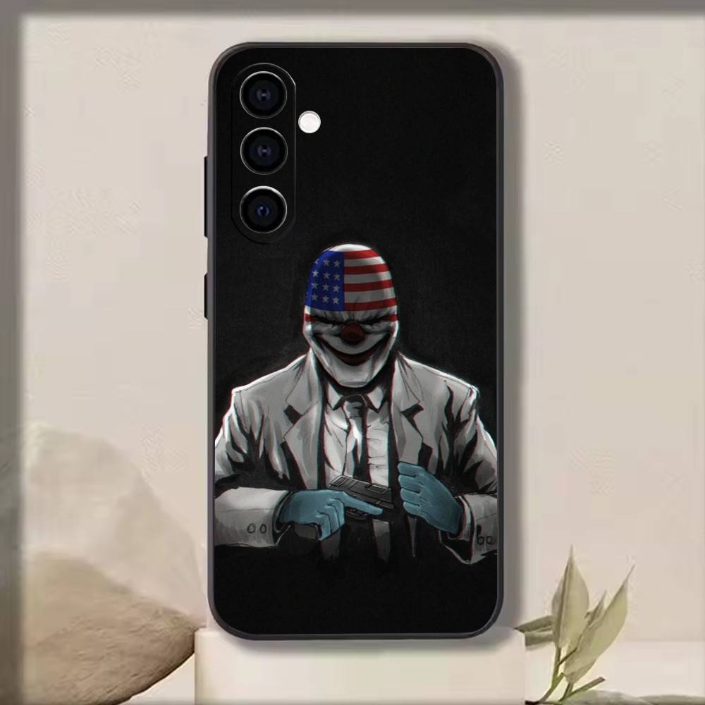 Payday   Phone Case For Samsung Galaxy A73,A72,A71,A70,A53,A52,A51,Others Soft Black Cover