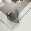 1pc 3-in-1 Portable Hair Brush with Mirror and Flat Top Comb, Nylon, Foldable, Dual-Use, Massage Feature, Trendy Air Cushion Comb for All Hair Types