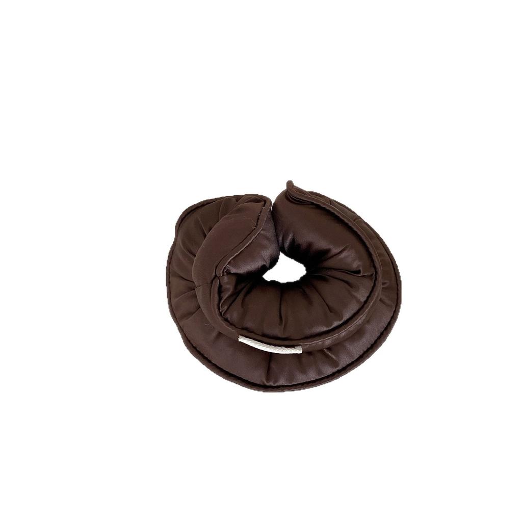 Sponge Sleep Elastic Ponytail Holder Hair Scrunchies for Women Hair Accessories Girls Soft Solid Satin Filled Cotton Big Bands