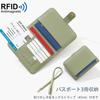 RenLianyi Passport Case with Skimming Holds 3 Stylish Passport Cover for Cute and Holds 4 Passport Premium PU Perfect for International Green