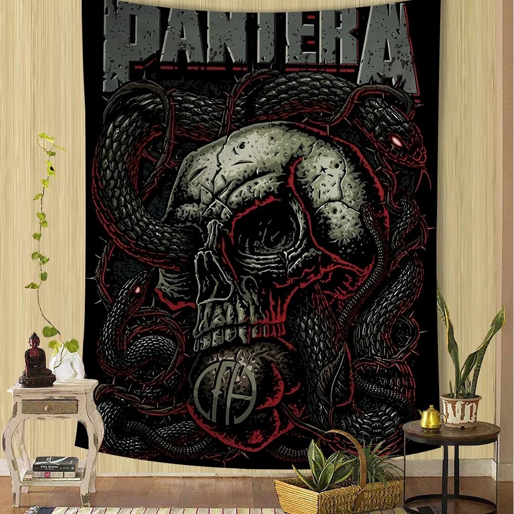 PPantera FFar BBeyond DDriven Tapiz de Pared DIY Colgante Tarot Alfombras de Pared Hippie Decoración para Dormitorio Hogar