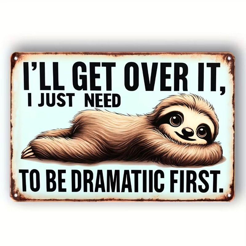 Wall Hanging Decorative Metal Sign Art 20x30 cm