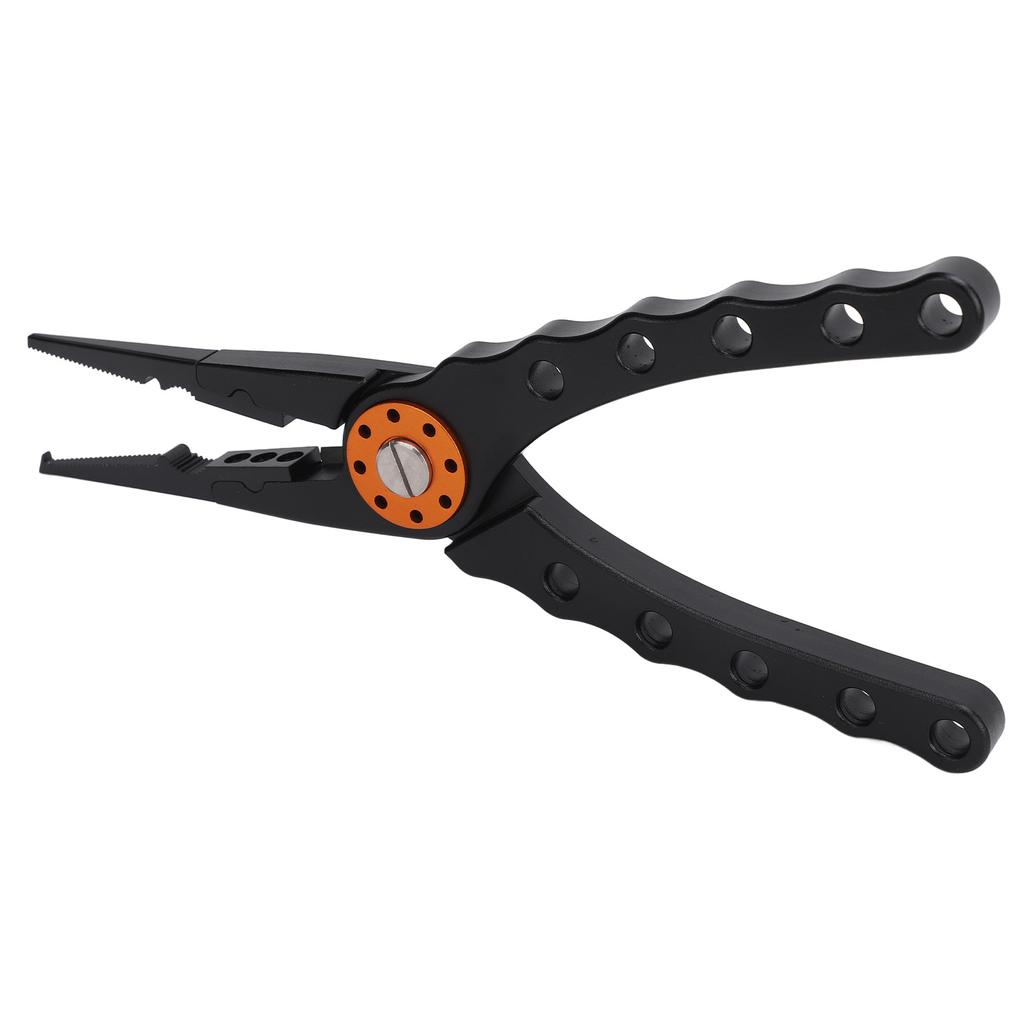 Fishing Pliers Aluminum Alloy Multi Functional Split Ring Pliers Hook Remover Braid Line Cutter