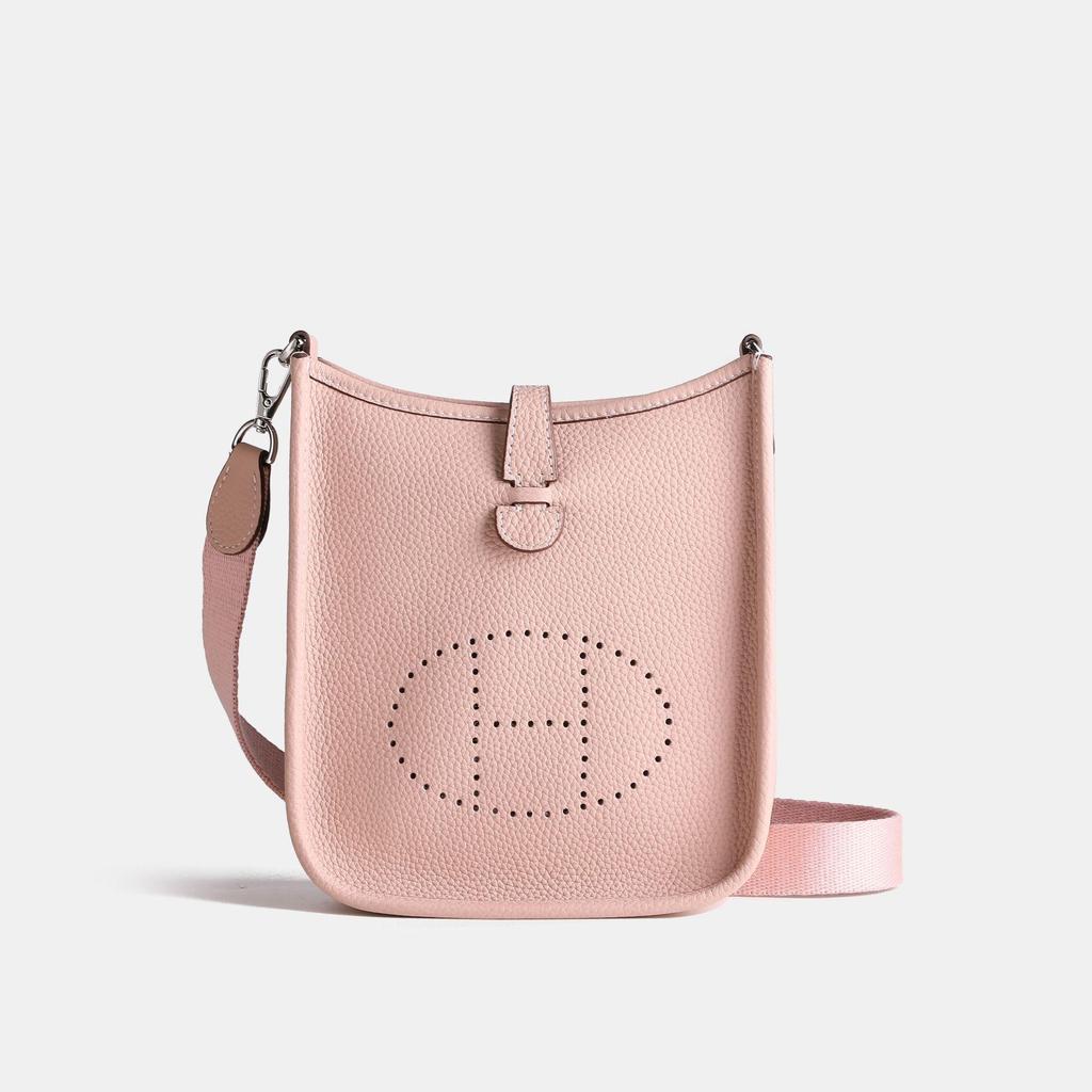 Fashion Ladies Solid Color Simple Small Square Bag Texture Single Shoulder Crossbody Pu Letter Street Bag 17*5*19cm