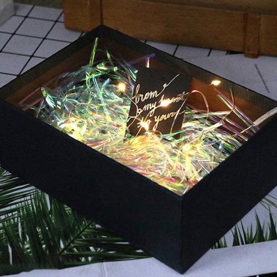 Crinkle Paper Universal Reliable Lightweight Raffia Paper DIY Gift Box Filling Raffia Paper Shredded Raffia Paper for Christmas