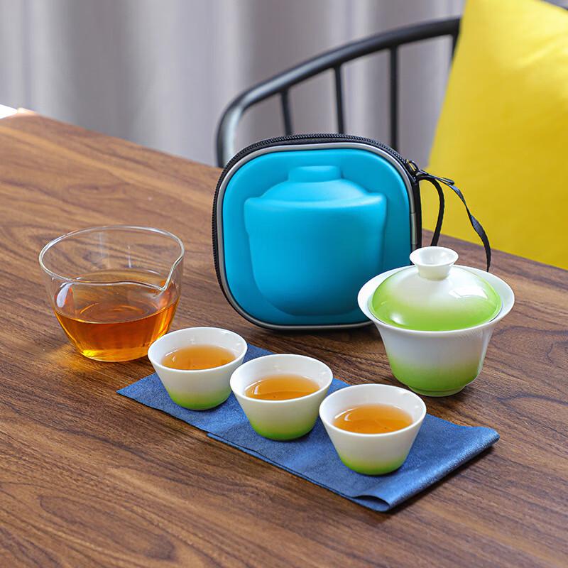 Nordic Portable Ceramic Kung Fu Tea Set