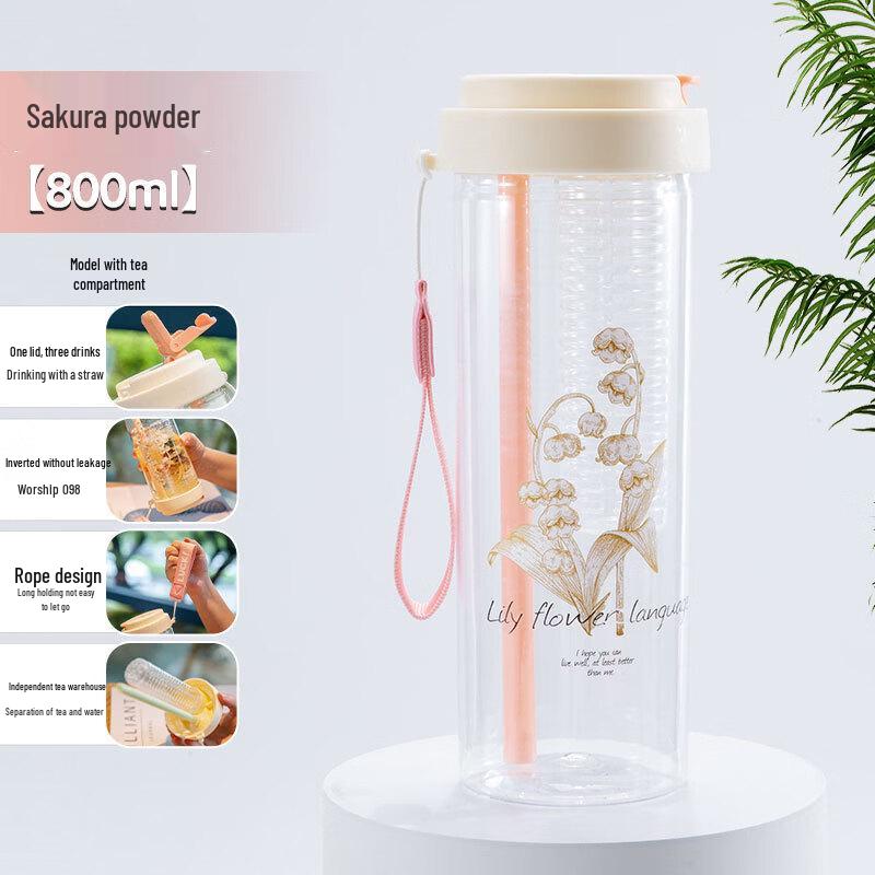 Portable Flower Tea Cup with Infuser