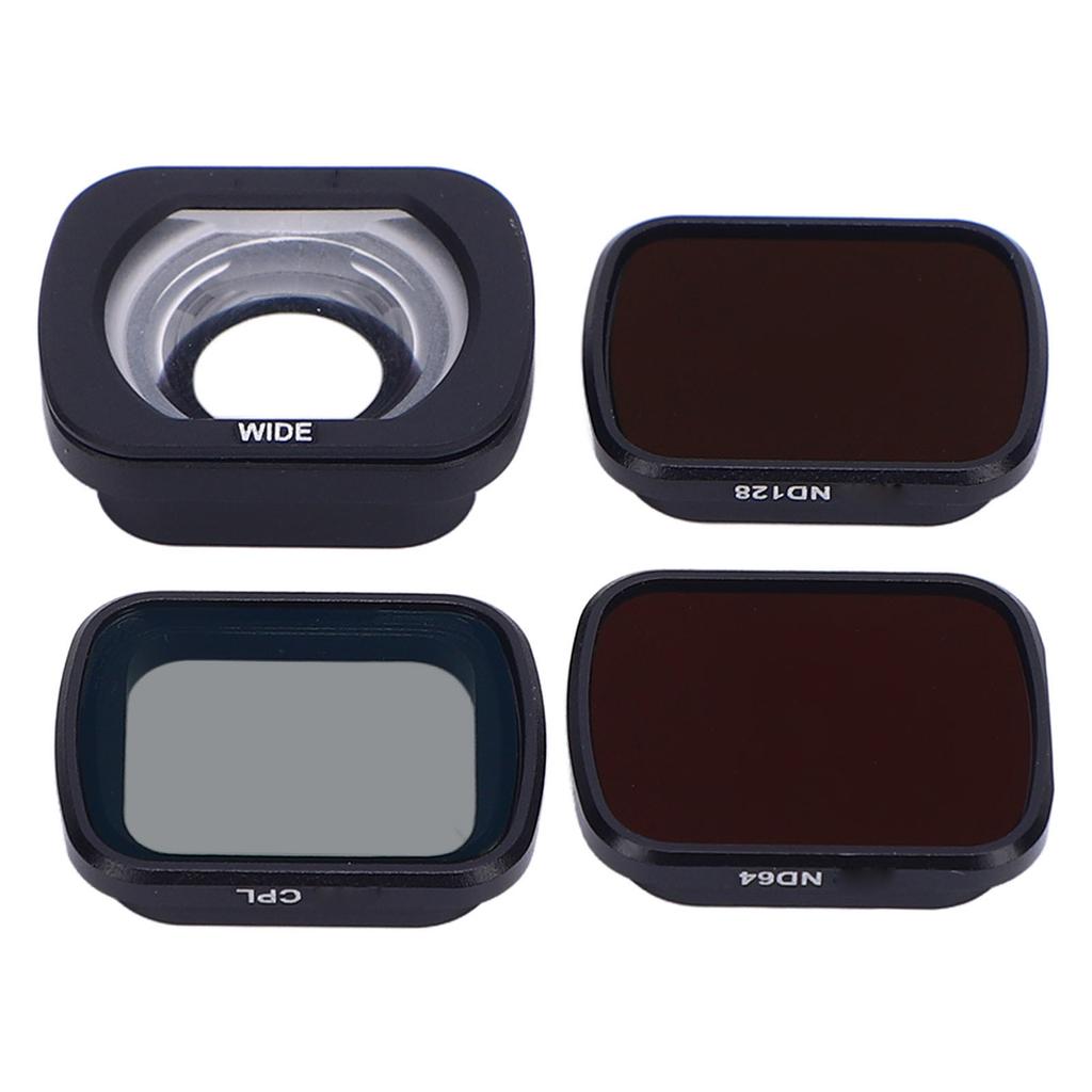 Drone Lens Filters for Flip Includes ND64 ND128 Filter CPL Filter Wide Angle Filter Drone Lens