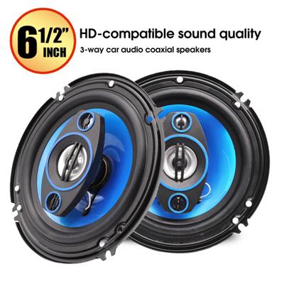 2Pcs Car Audio Speaker Full Frequency Stereo Effect Lossless 6.5-Inch Car Coaxial Horn for Van