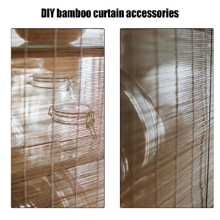 Bamboo Roller Shade Repairing Cords Lift Tool Rolling Window Curtain Rope Repair Parts Rolling Blinds Replacement Kits