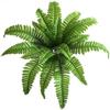 2Pcs 18 Heads Artificial Persian Leaves Artificial Shrubs Leaves Simulation Greenery Bushes for