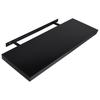 Floating Shelves 2 pcs. Black 120 x 20 x 3.8 cm