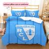 Racing Club De Lens Pattern Bedding Quilt Set  Home Decoration  Gift (1 * Duvet Cover + 2 * Pillowcase  Without Core)
