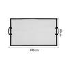 Grill Mat Waterproof Cooktop with Bound Edge Flexible for Picnics
