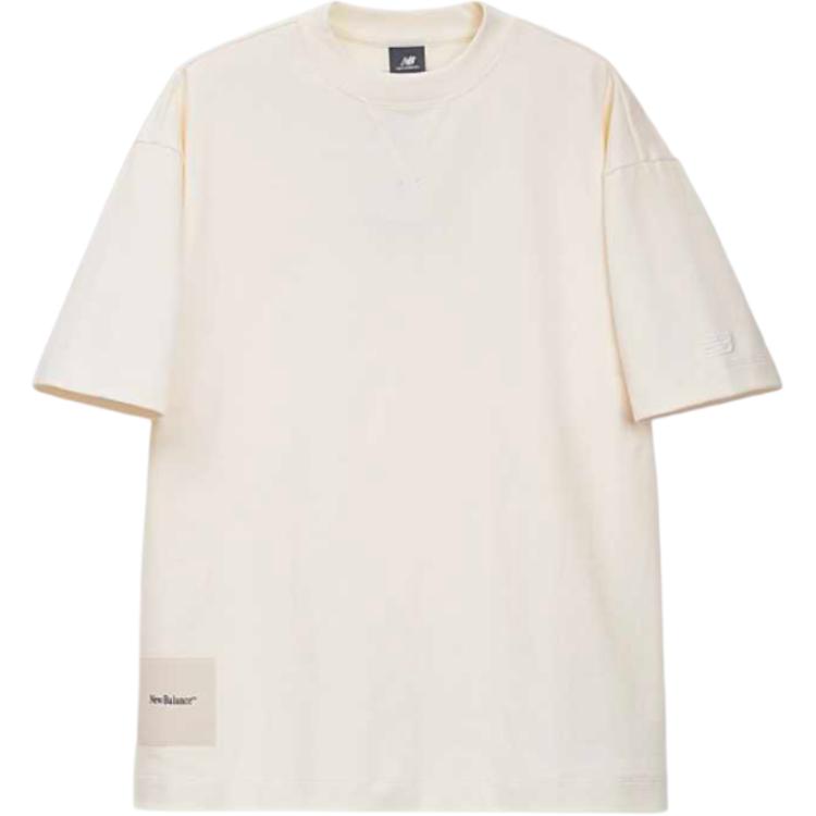 New Balance NB Grey SS25 T Shirt Unisex White NEF28241-WT L
