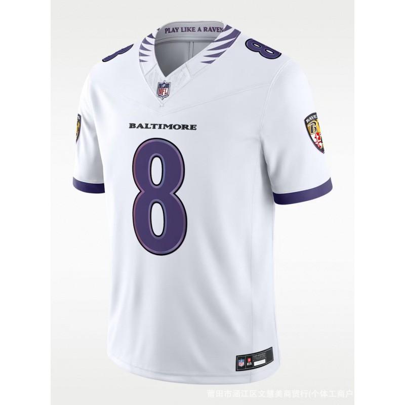 Maillot de Football NFL Baltimore Ravens Derek Henry 22 Troisième Génération Style Authentique Vêtement pour Fan