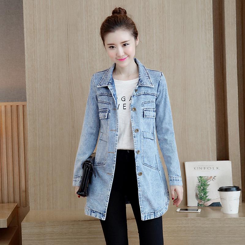Chaqueta de mezclilla para damas Traje de otoño Talla grande 5XL Outwear  Moda de mujer Wild Slim Shirt Coat comprar a buen precio — entrega  gratuita, reseñas reales con fotos — Joom