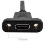 USB3.1 USB-C Male To Female Cable USB-C Extension Line Type C Extension Cable Lock Connector Cable