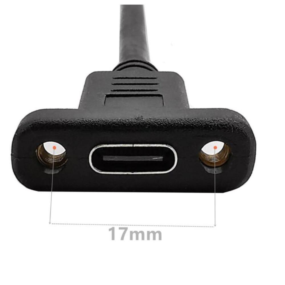 USB3.1 USB-C Male To Female Cable USB-C Extension Line Type C Extension Cable Lock Connector Cable