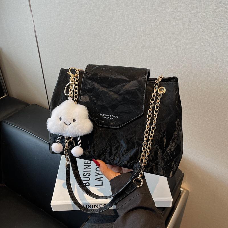 Premium chain bag women's new large-capacity tote bag fashionable commuter shoulder messenger bag