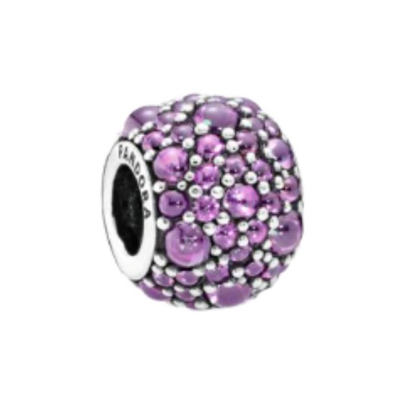 Pandora Sparkling Water Drops Charm Women s Purple 791755CFP