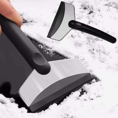 Car Snow Shovel Plastic Handle Silicone Squeegee Soft Bristles Vehicle Cleaning Brush Snow Ice Removal
