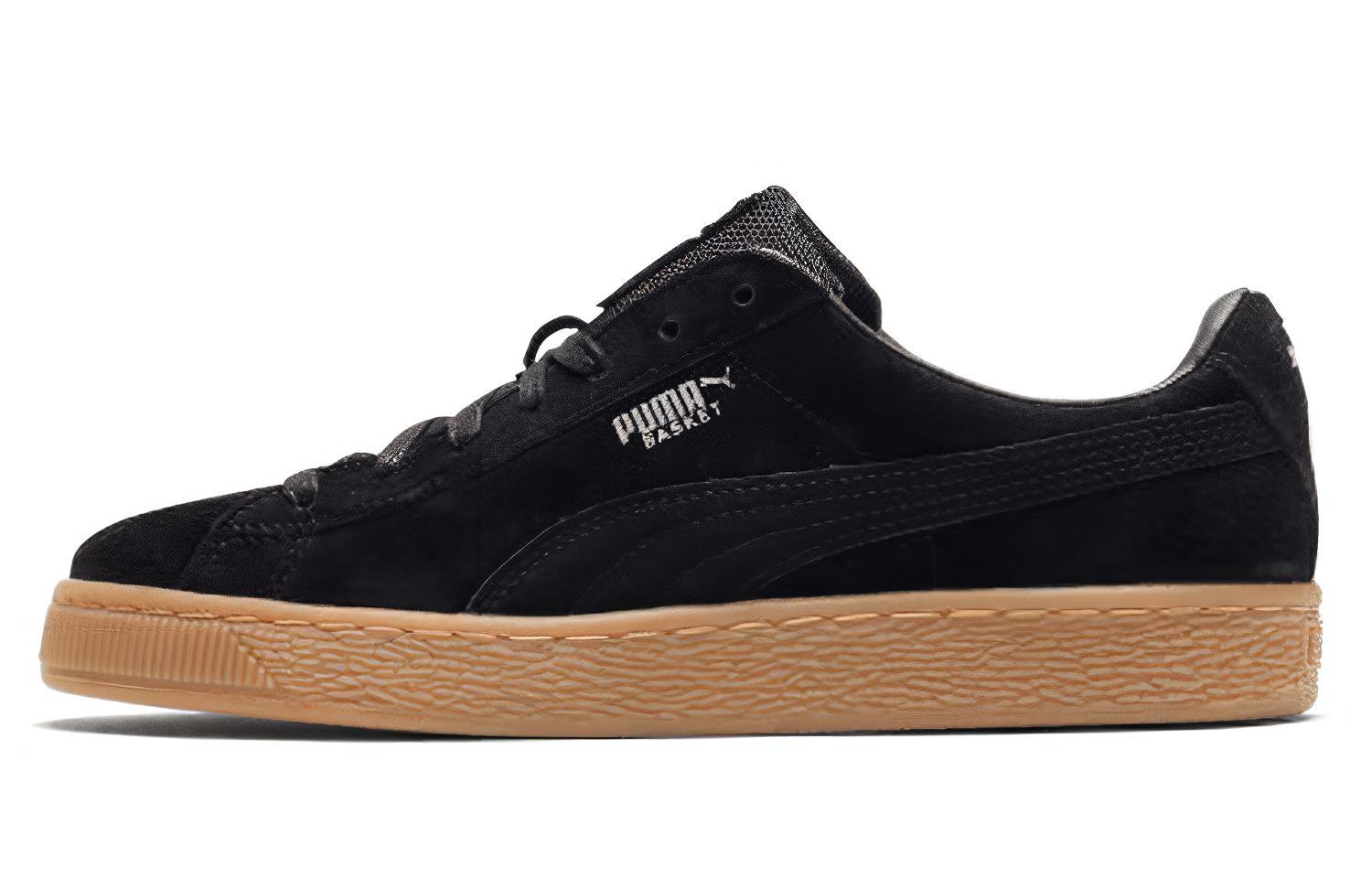 PUMA Basket Classic Weatherproof Black Brown 363829-04 36