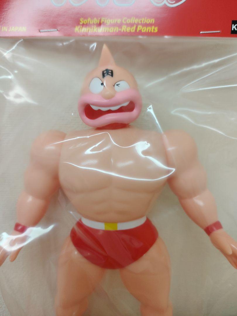 

[USED] Showa Retro KAIEDA Kinnikuman 80s Face Red Pants Soft Vinyl Limited