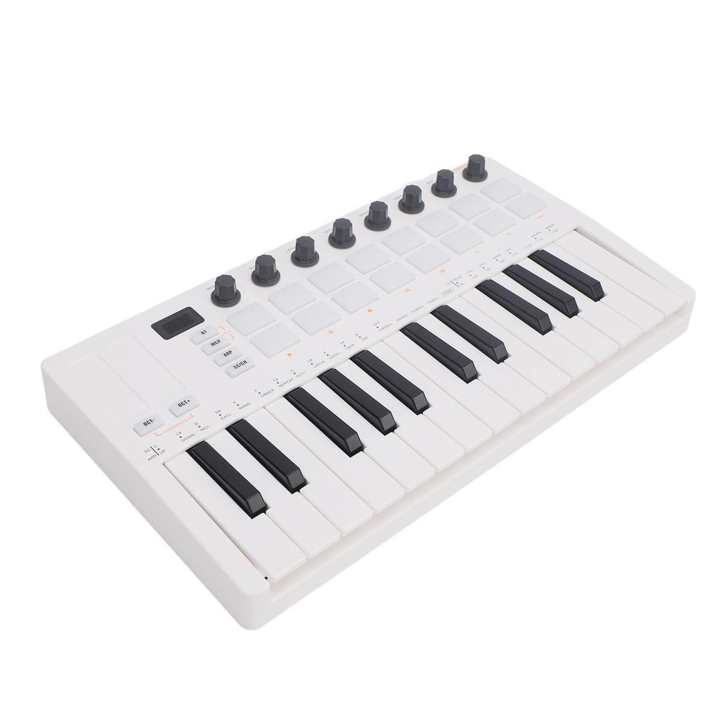 MIDI Keyboard Controller BT Wireless 25 Key Keyboard Controller for Practice Performance