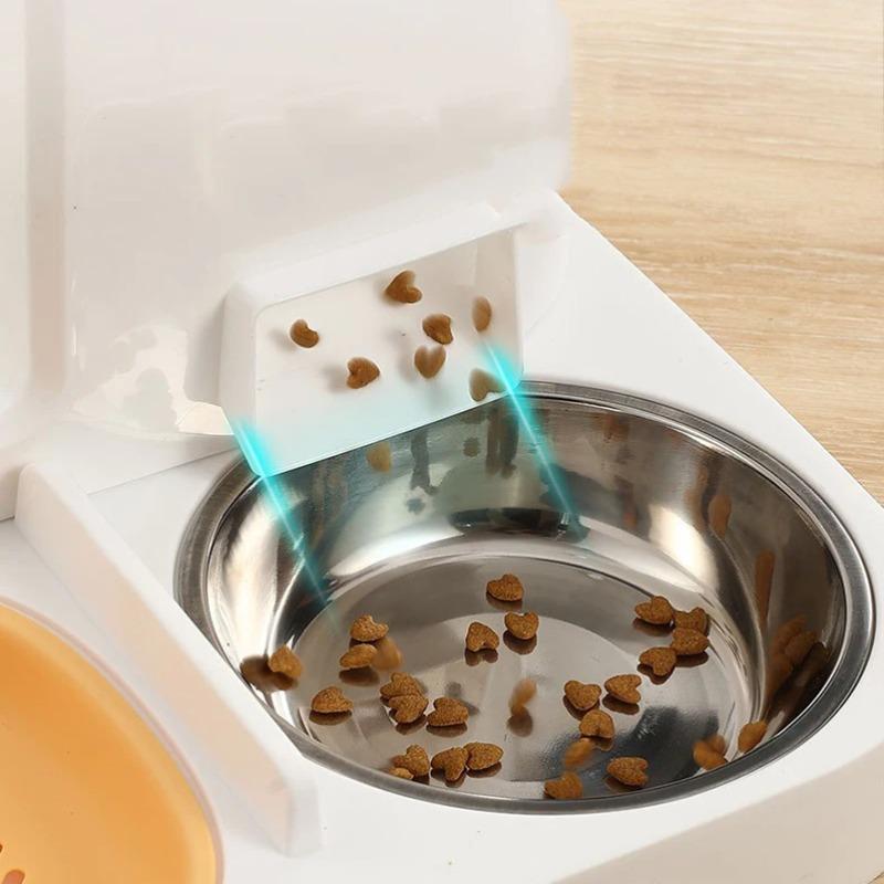 Cat Automatic Feeder Cat Water Dispenser Cat Bowl Dog Food Basin Automatic Feeder Cat Food Feeder
