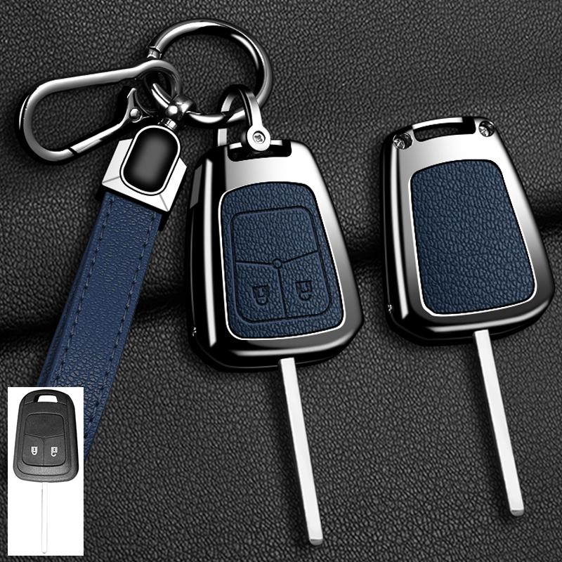 Metal Car Key Case Cover For Chevrolet Malibu Blazer Traverse Seeker Onix Equino Volt Bolt Trax Orlando Cruze Spark Sonic Camaro