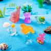 Luminous Fish Marine Animal Ornament Glow Pendant Micro Garden Craft Resin Landscape Fish Tank Desktop Decoration