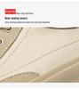 Men's Spring Low-Top Cowhide Sneakers - Fashionable, Large Size, Flat Bottom, White Sports Casual Shoes