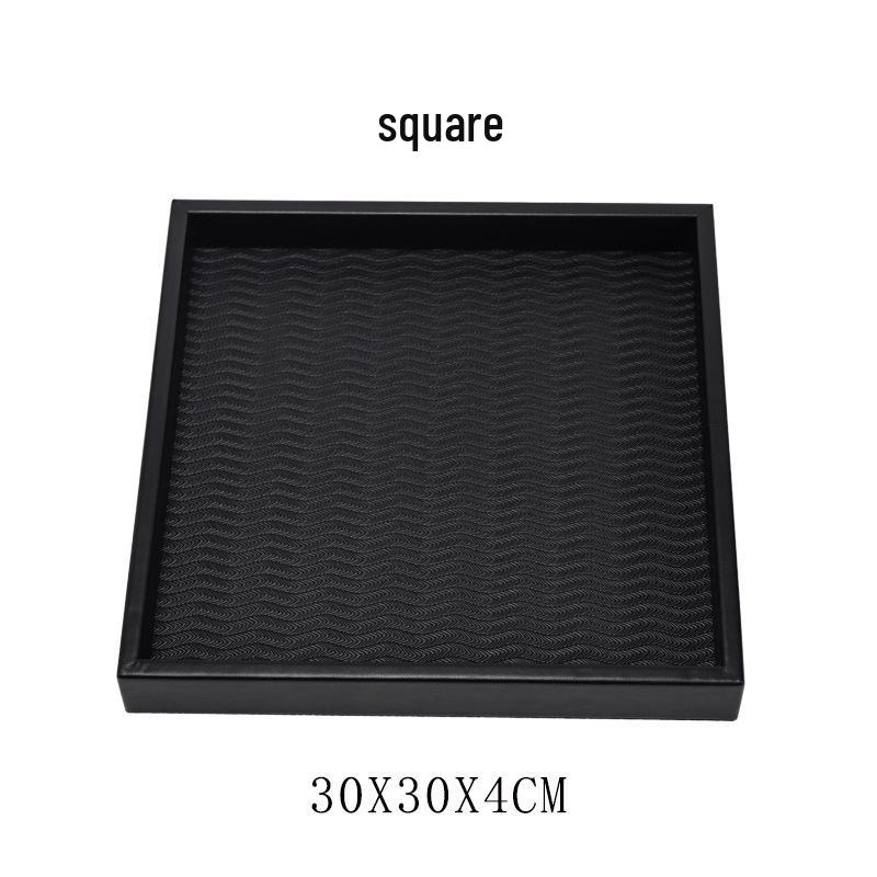

Duomo Minimalist Leather Aroma Diffuser Tray for Home Decor and Storage.
