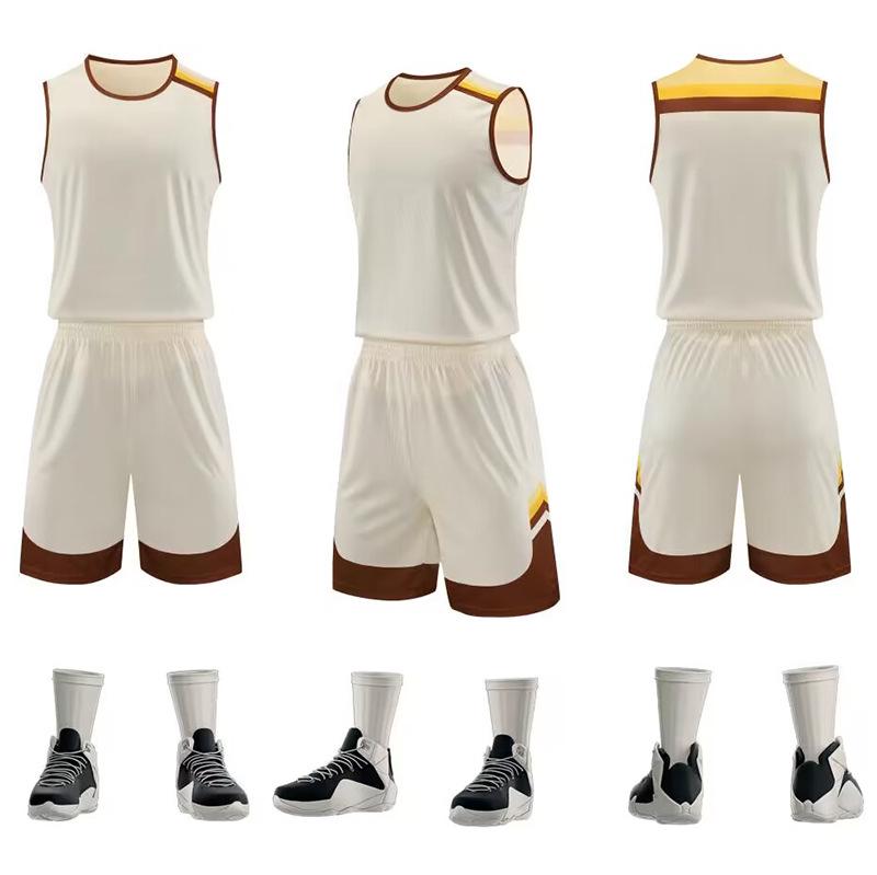 New Style Basketball Team Uniform Set: Customized Training Jerseys for Men and Women