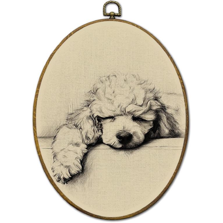 QZQE Vintage Western Cowboy Oval Wall Art Decor Framed, Rustic Country Cowboy Rodeo Oval Canvas Prints, Retro Western Horse Wall Hanging Decor for