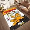 Garfield Breaking Through Square rugs are a great choice for living rooms, bedrooms, home décor, and as gifts