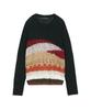 ADSB ANDERSSON BELL Black Hand-Crocheted Crew-Neck Sweater Atb1551M(Black)