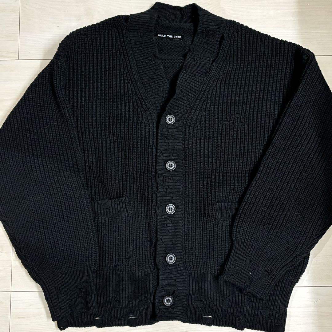 

[USED] RULE THE FATE (My First Story Hiro s brand) Distressed Cardigan