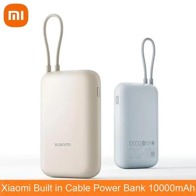 Xiaomi Powerbank mit integriertem Kabel 10000mAh 22.5W P15ZM Typ-C Zweiwege-Schnellladung Mi Powerbank Tragbare Powerbank Für Xiaomi iPhone Huawei OPPO
