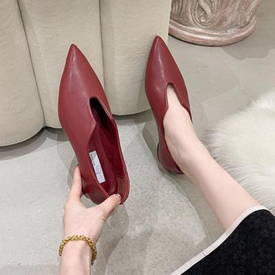 Neuer Luxus-Trend Damen Schuhe Ballerinas Sandalen Spitzschuh Retro Oxford Schuhe Pantoletten Lässige Damen Schuhe Laufschuhe