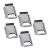 5PCS Sample Embedding Cassette Base Mold Stainless Steel Embedding Box Bottom Mold for Laboratory 22x22mm