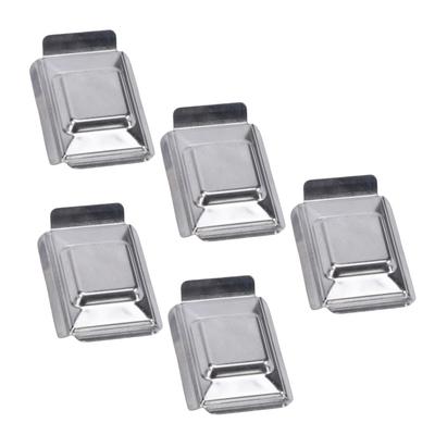 5PCS Sample Embedding Cassette Base Mold Stainless Steel Embedding Box Bottom Mold for Laboratory 22x22mm