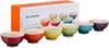 Mini Bowls, Rainbow Design, Heat and Cold Resistant, Microwave and Oven Safe, Set of 6 [Official Japanese Retailer]